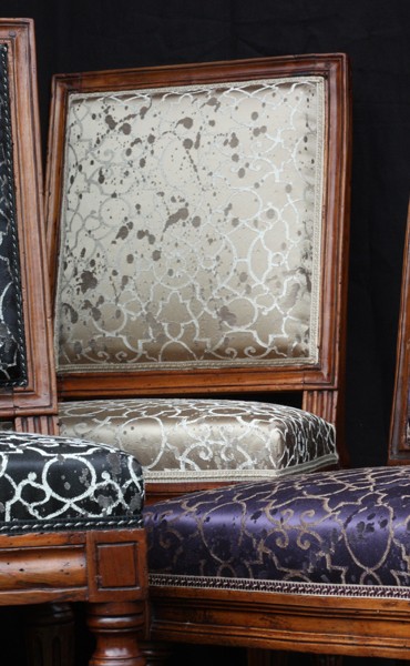 38 chaises ganiture crin Louis 16